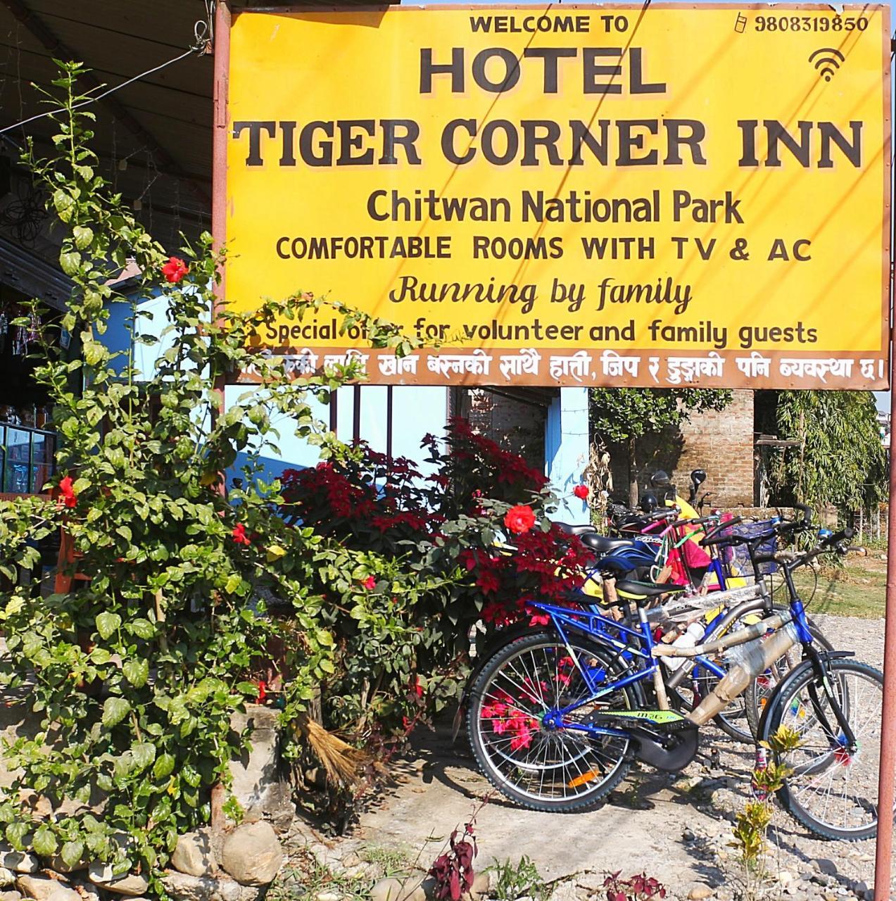 Tiger Corner Inn Homestay Sauraha Dış mekan fotoğraf